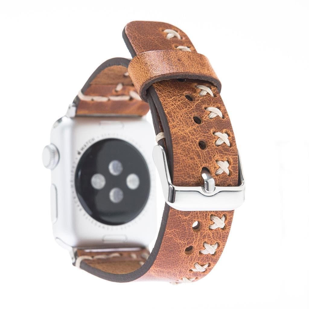Aqua Apple Watch Leather Band-1