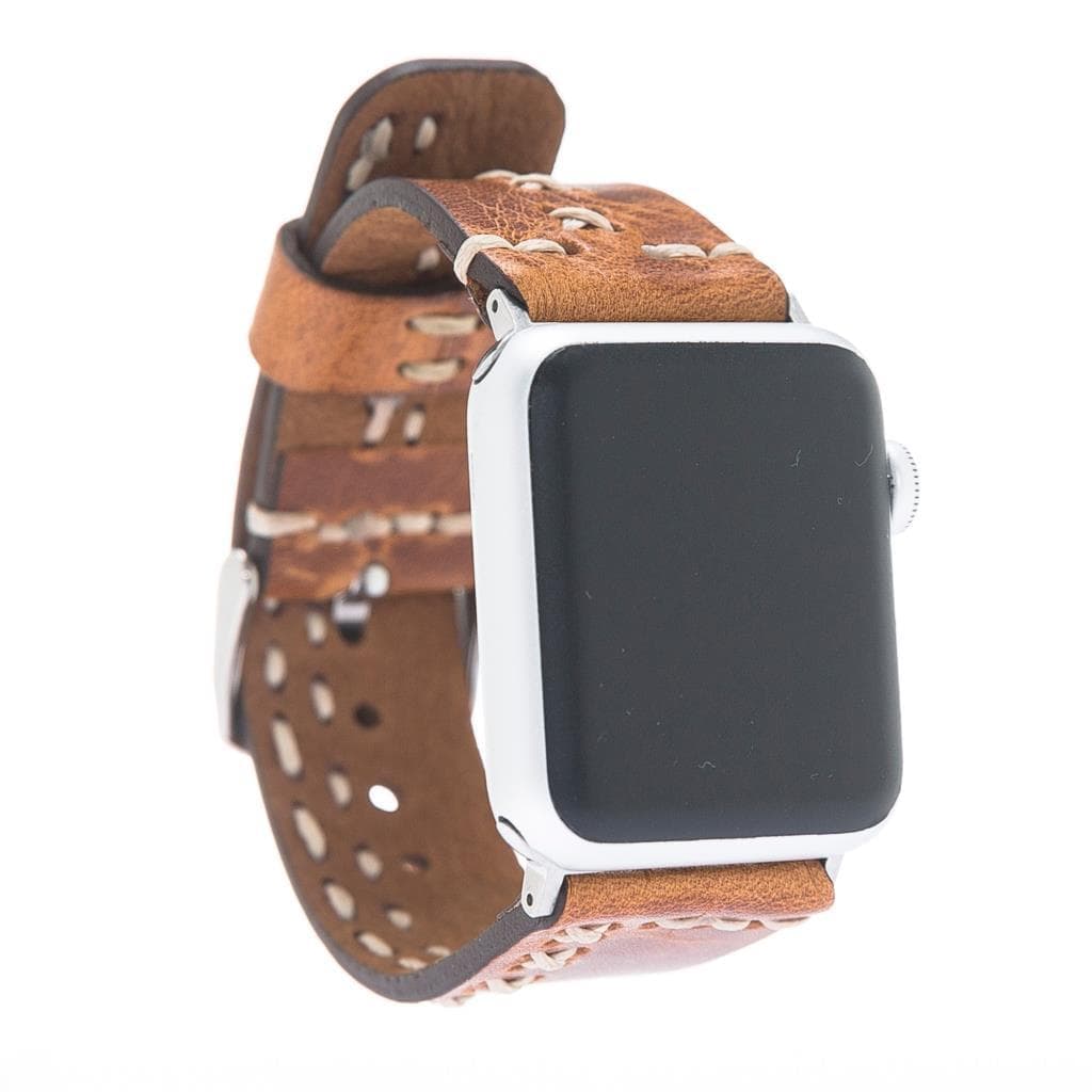 Aqua Apple Watch Leather Band-0