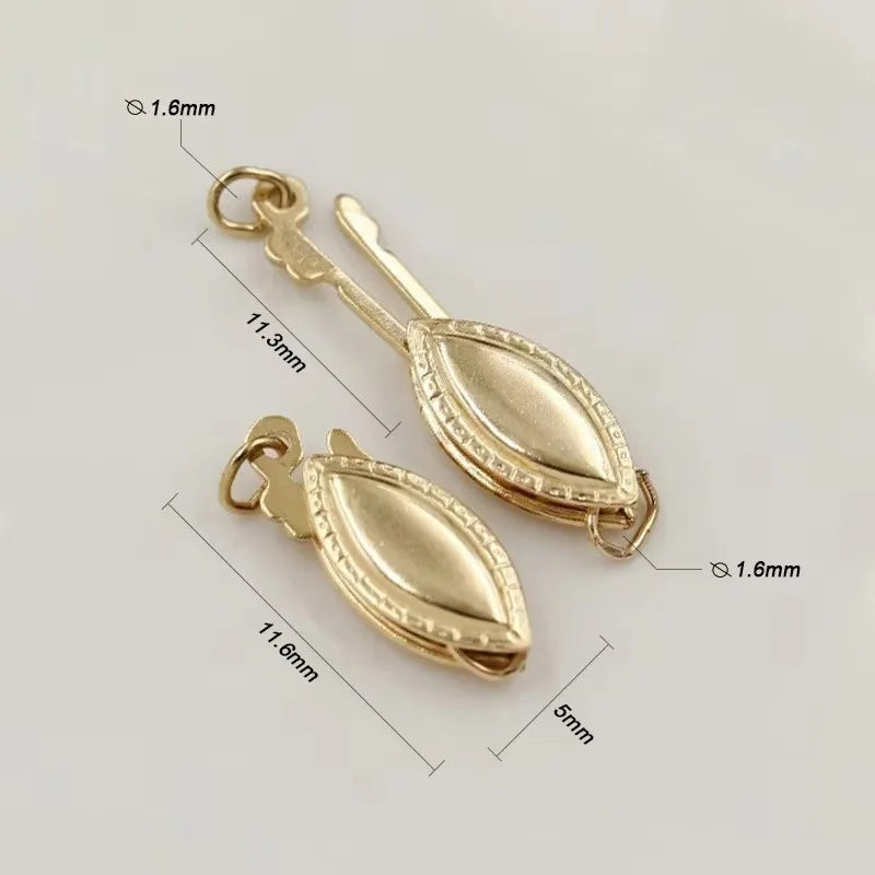14K Gold Filled Oval Filigree Pearl Clasp,Oval Clasp, Bracelet Clasp, Necklace Clasp, Hollow Filigree Pearl Clasp