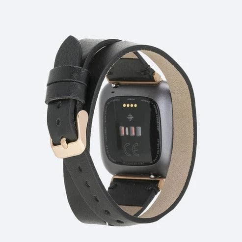 Bristol Double Tour Slim FitBit Leather Watch Straps-3
