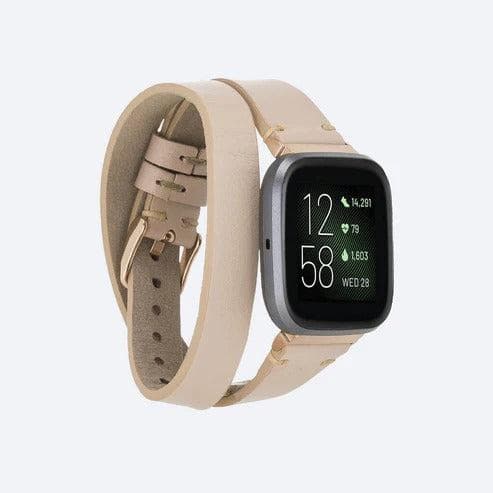 Bristol Double Tour Slim FitBit Leather Watch Straps-8
