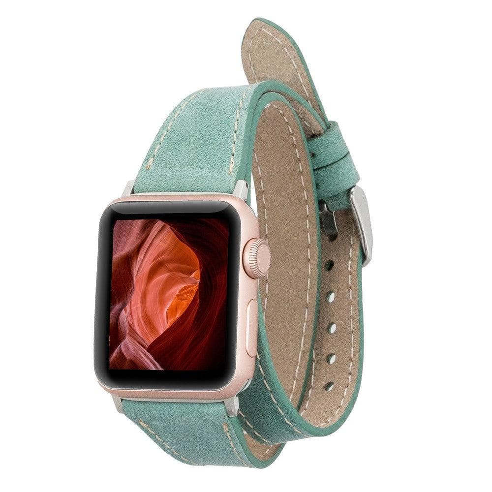 Bristol Double Tour Slim FitBit Leather Watch Straps-5