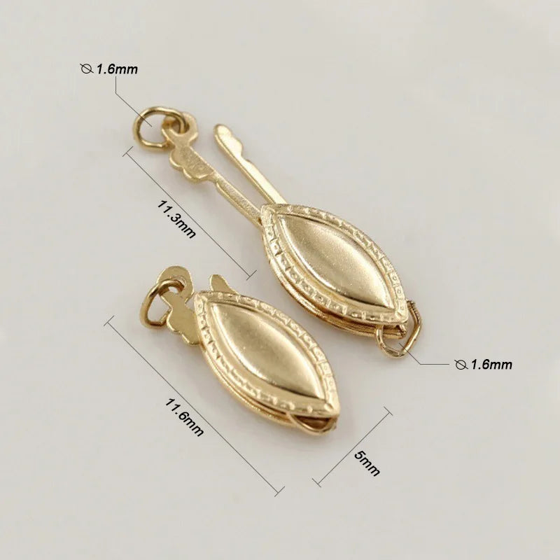 14K Gold Filled Oval Filigree Pearl Clasp,Oval Clasp, Bracelet Clasp, Necklace Clasp, Hollow Filigree Pearl Clasp